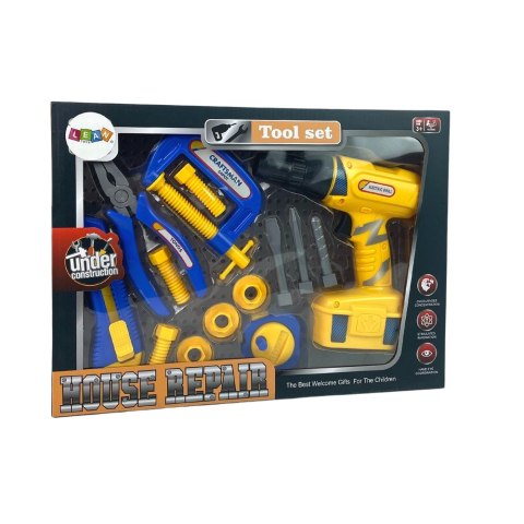 Narzędzia Zestaw Dla Majsterkowicza Wiertarka Na Baterie Lean (12143)