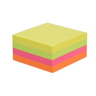 Notes samoprzylepny (karteczki) NEON mix intensywny 240k [mm:] 50x50 Tres (KOSN5050)