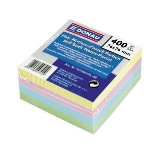 Notes samoprzylepny (karteczki) mix 400k [mm:] 76x76 Donau (7573001PL-99)