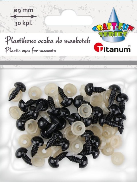 Oczka Craft-Fun Series do maskotek Titanum (25BR003)