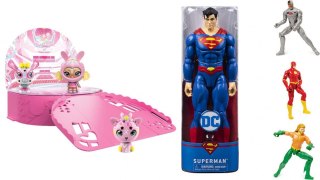 Pakiet PROMOCJA Lalka Zoobles + figurka bohater DC Spin Master (472415+475017)