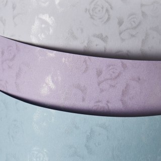 Papier ozdobny (wizytówkowy) Małe róże A4 niebieski 220g Galeria Papieru (203508)