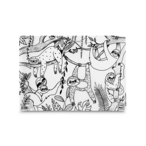 Podkład na biurko FUNNY MAT TRANSPARENT LENIWCE sfu1056 polipropylen PP [mm:] 335x480 Strigo (8681379310567)