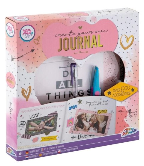 Zestaw kreatywny dla dzieci Stwórz własny dziennik Grafix (200048)