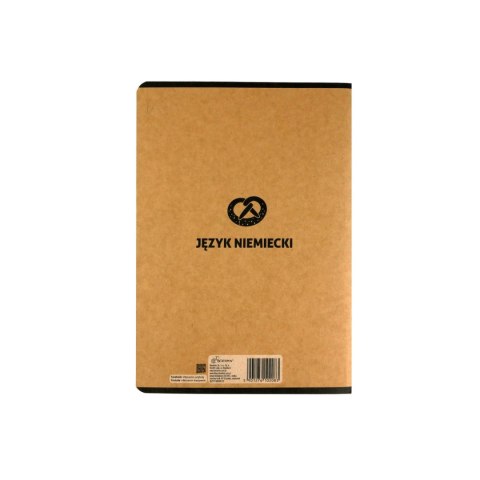 Zeszyt Kraft Liner j.niemiecki A5 70g krata [mm:] 147x209 Beniamin (6102083)