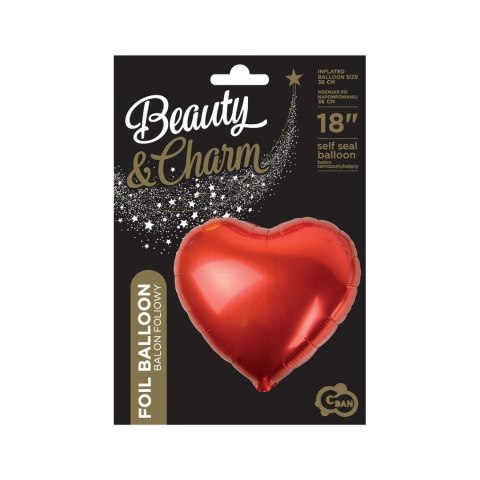 Balon foliowy serce 14cal Godan (FG-C85cz8)