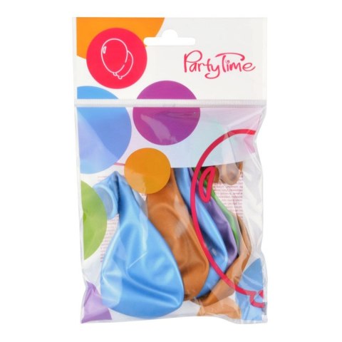 Balon gumowy metalizowany mix 6szt. mix 300mm Arpex (KB0405)