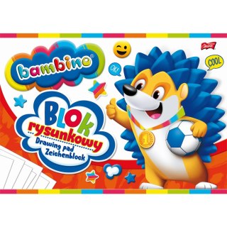 Blok rysunkowy Bambino A4 biały 80g 20k [mm:] 210x297 Unipap