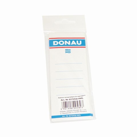 Etykiety opisowe do segregatora [mm:] 540x153 Donau (8375920-09PL)
