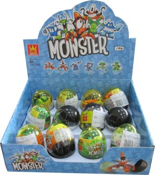 Klocki plastikowe monster w jajku Norimpex (NO-1000583)