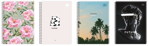 Kołozeszyt (kołonotatnik) A6 120k. krata Interdruk (KOŁOZA6120#)