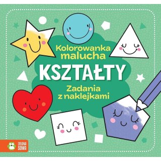 Książeczka edukacyjna Kształty. Zielona Sowa