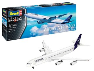 Model do sklejania Samolot Airbus A340-300 Lufthansa New Livery Cobi (REV-03803)