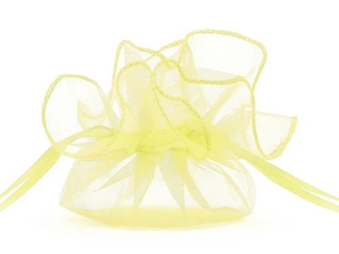 Organza Woreczki z organzy, j. żółty, 26cm (1 op. / 20 szt.) Partydeco (WRG6-084J)