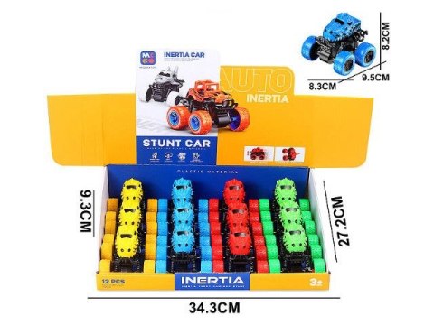 Samochód dinozaur 9,5cm mix Bigtoys (BA9679)