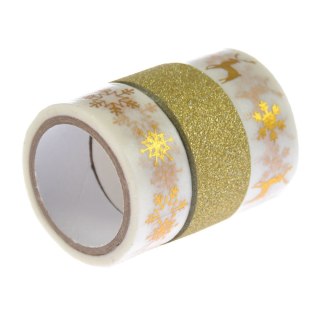 Taśma ozdobna dekoracyjna klejąca 3 szt.x3 [mm x m] mix Arpex (BN7832)