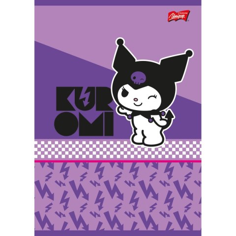 Zeszyt Kuromi aminowany A5 32k. 70g linia podwójna Unipap
