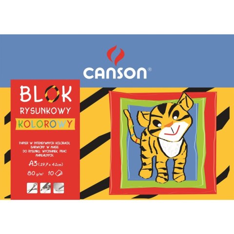 Blok rysunkowy A3 mix 80g 10k Canson (75-201)