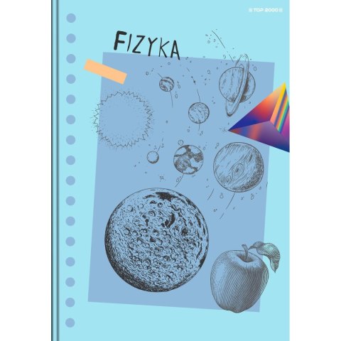 Brulion tematyczny fizyka A5 80k. 70g krata Top 2000 (400168955)