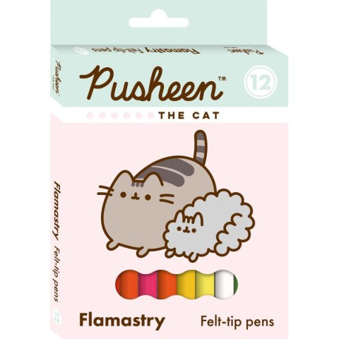 Flamaster pusheen 12 kol 12 kol. Bambino