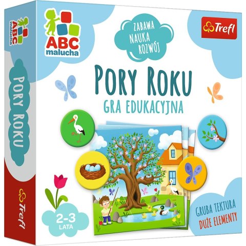 Gra edukacyjna Pory Roku z Serii ABC Malucha Pory roku Trefl (01941)