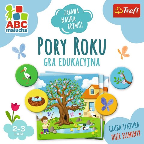 Gra edukacyjna Pory Roku z Serii ABC Malucha Pory roku Trefl (01941)