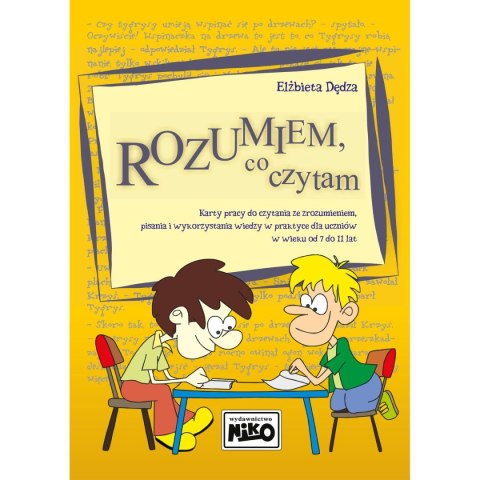 Książeczka edukacyjna rozumiem co czytam Niko