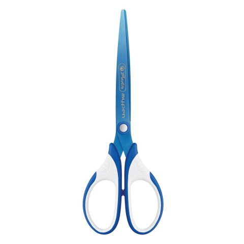 Nożyczki My.pen nieb/białe 50046751 18cm Herlitz (300006784)