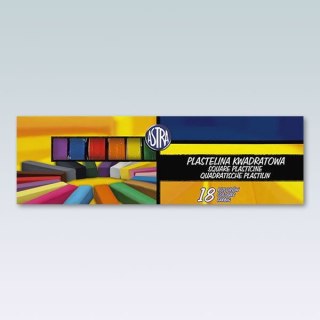 Plastelina 18 kol. kwadratowa mix Astra (83814904)