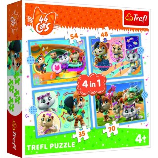 Puzzle 4w1 el. Trefl (34612)