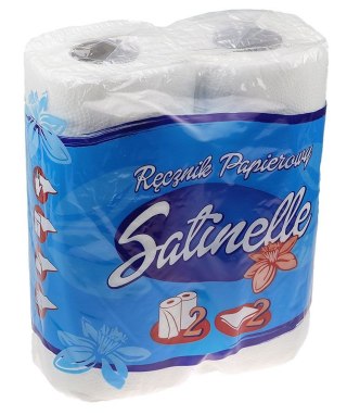 Ręcznik rolka Satinelle 100% celuloza kolor: biały Harmony