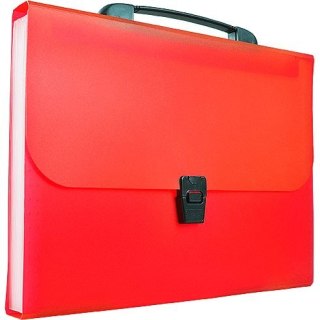 Teczka z przegródkami harmonijkowa A4 kolor: czerwony 13 przegródek Tetis (BT623-C)