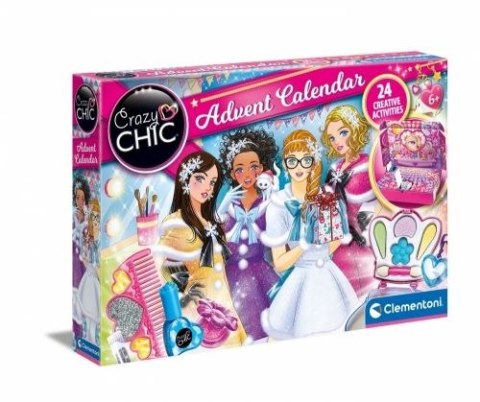 Zestaw kreatywny dla dzieci Kalendarz adwentowy Crazy Chic Barbie (78797)
