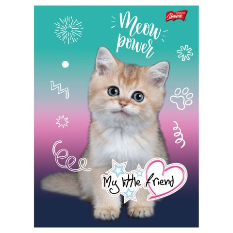 Zeszyt My Little Friend A5 16k. krata Unipap