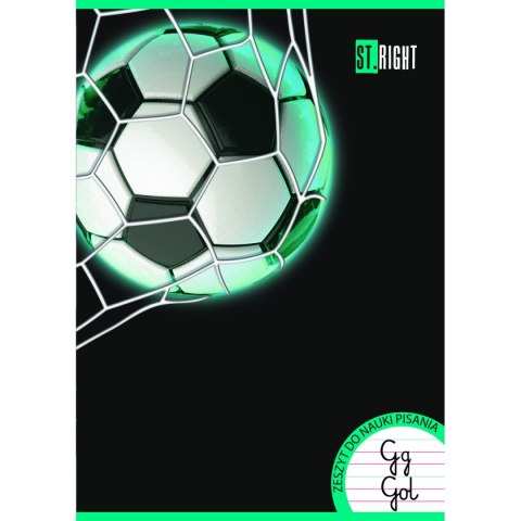 Zeszyt St.Right do nauki pisania A4 32k. linia Unipap