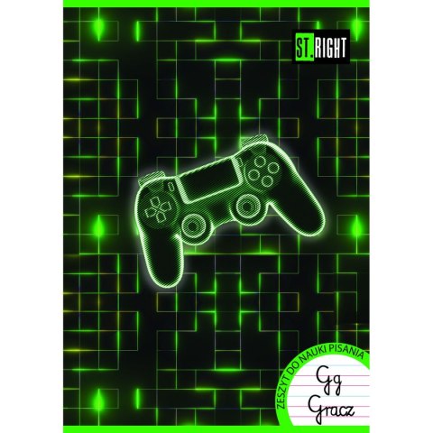 Zeszyt St.Right do nauki pisania A4 32k. linia Unipap