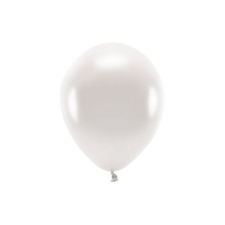 Balon gumowy Metalizowane Eco Balloons perłowy 260mm Partydeco (ECO26M-070)