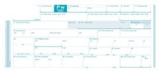 Druk samokopiujący przyjęcie wyrobu jednopozycyjne 1/3 A4 80k. Michalczyk i Prokop (381-8)