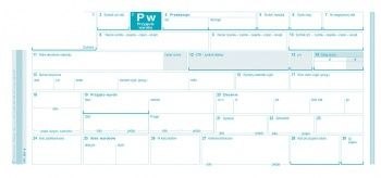 Druk samokopiujący przyjęcie wyrobu jednopozycyjne 1/3 A4 80k. Michalczyk i Prokop (381-8)
