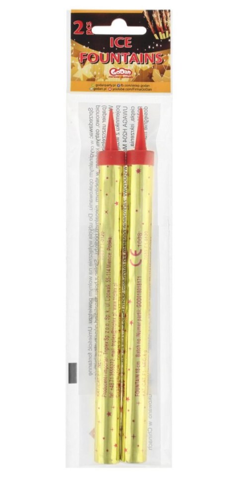 Fontanna tortowa 18 cm/2szt. Godan (FT18/2)