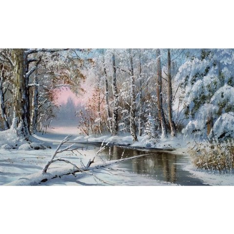 Kalendarz ścienny notatnikowy 2024 IMPRESJA POLSKIE 220mm x 490mm Lucrum (WN01)