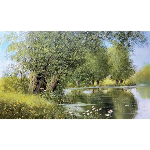 Kalendarz ścienny notatnikowy 2024 IMPRESJA POLSKIE 220mm x 490mm Lucrum (WN01)