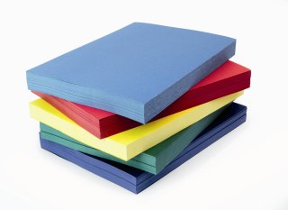 Karton do bindowania Delta skóropodobny A4 żółty 250g Argo (407071)