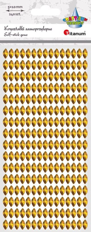 Kryształki Craft-Fun Series Titanum (24BR0201-175（gold ))