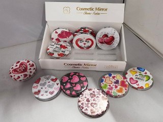 Lusterko okrągłe,serca mix Adar (584136)