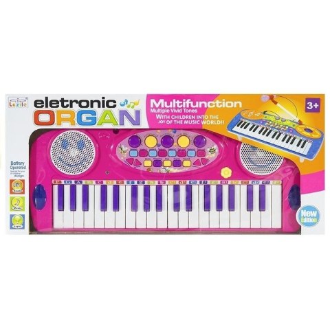 Perkusja 6 Bębnów + Talerz + Pedał Niebieska Lean (4566)