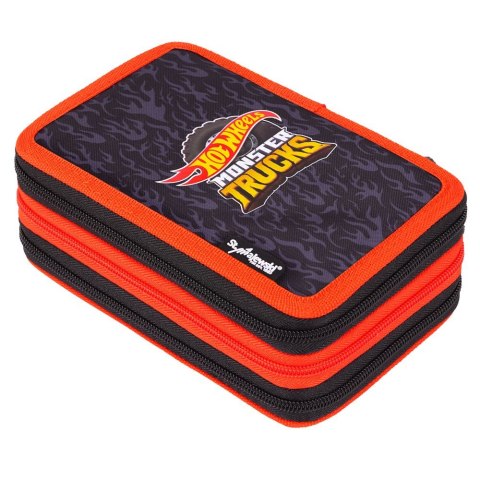 Piórnik HOT WHEELS POTRÓJNY 5903235669194 St.Majewski (Z WYPOSAŻENIEM)