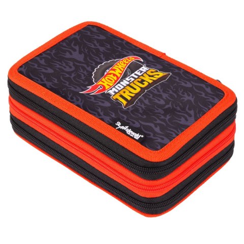 Piórnik HOT WHEELS POTRÓJNY 5903235669194 St.Majewski (Z WYPOSAŻENIEM)