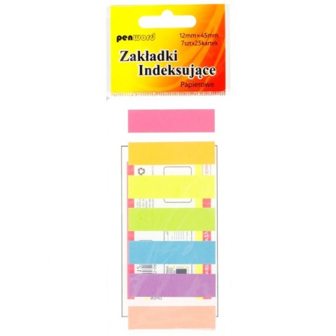 Zakładki indeksujące 175k [mm:] 12x45 Okoffice (SDM-103)