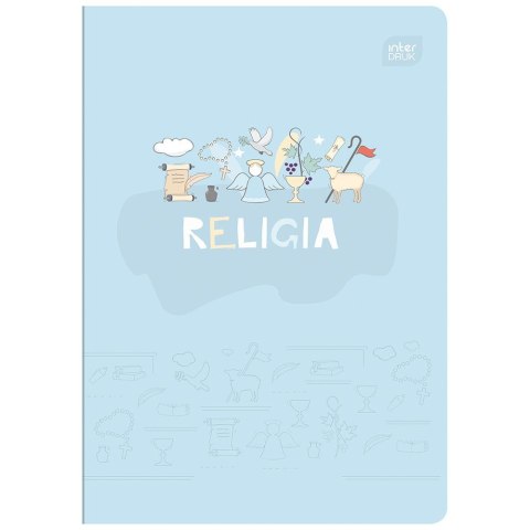 Zeszyt tematyczny RELIGIA A5 60k. 70g krata Interdruk
